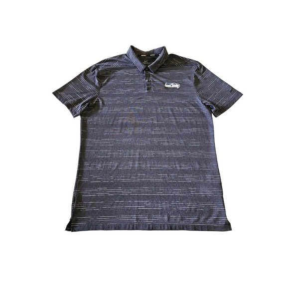 Nike Dri-Fit Men's Polo Seattle Seahawks Sz M - Picture 1 of 7